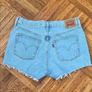 Levi's Women's Blue Denim Shorts